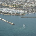 How deep is the dana point harbor?