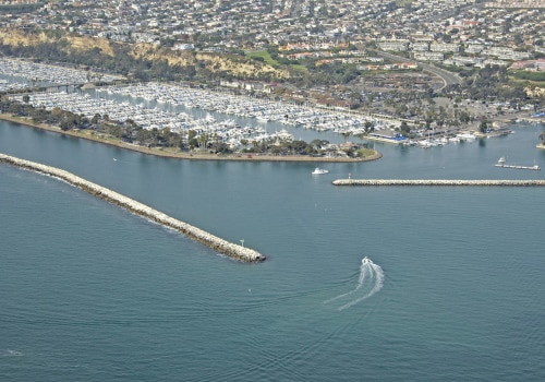 How deep is the dana point harbor?